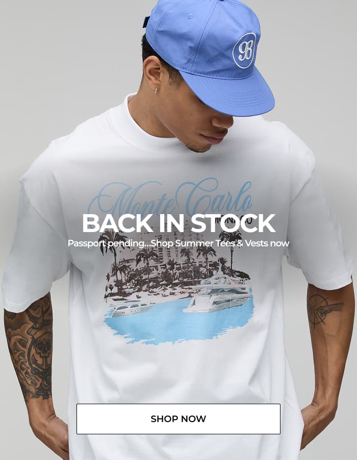 BACK IN STOCK - Passport pending... shop summer tees & vests now