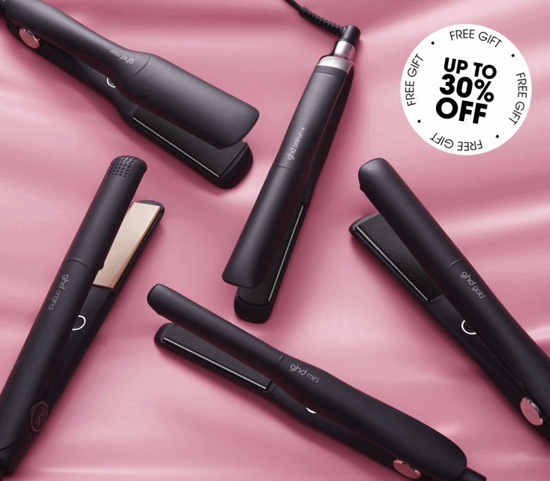 Up to 30% off ghd + free gift