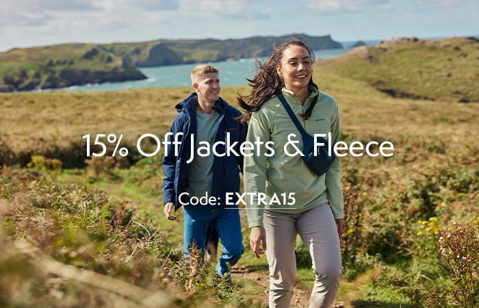 15% off Jackets & Fleece