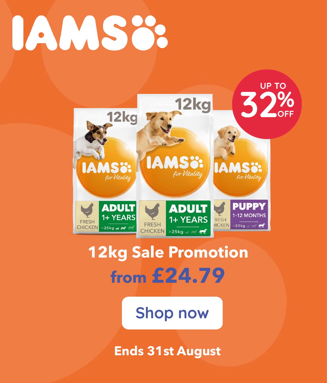 Iams 12kg shop