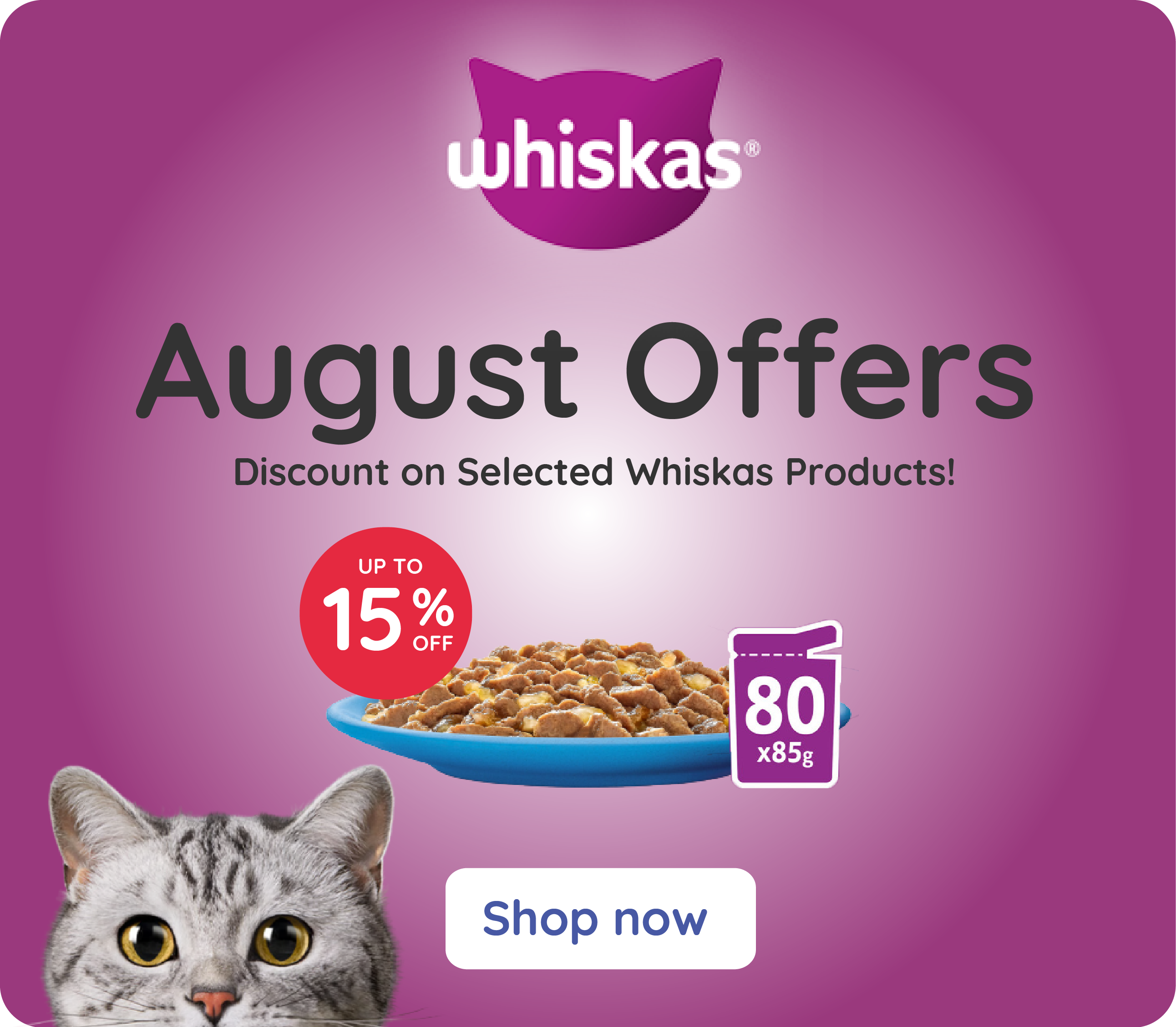 Whiskas coupons hot sale