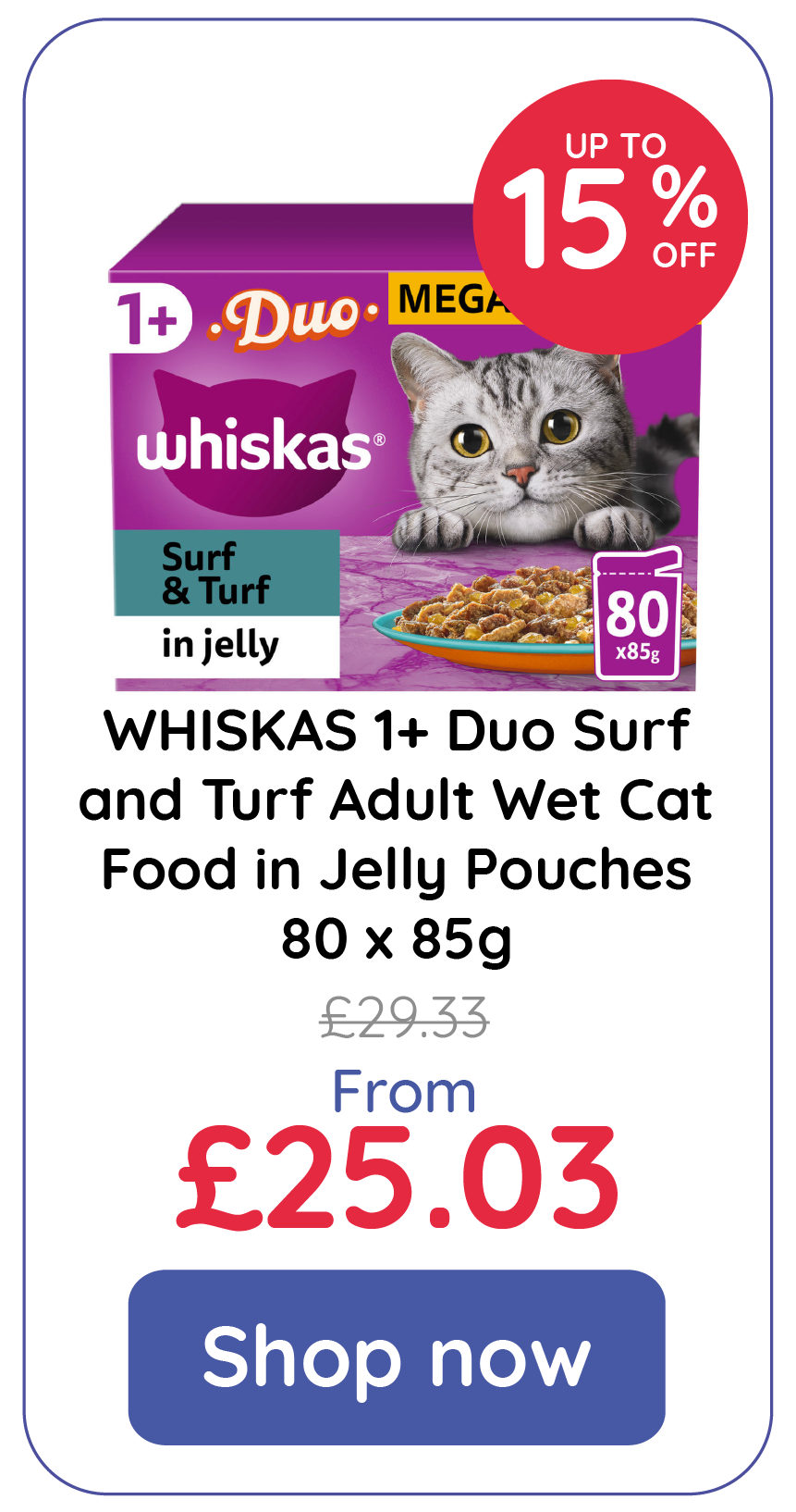 Whiskas cat food clearance coupons