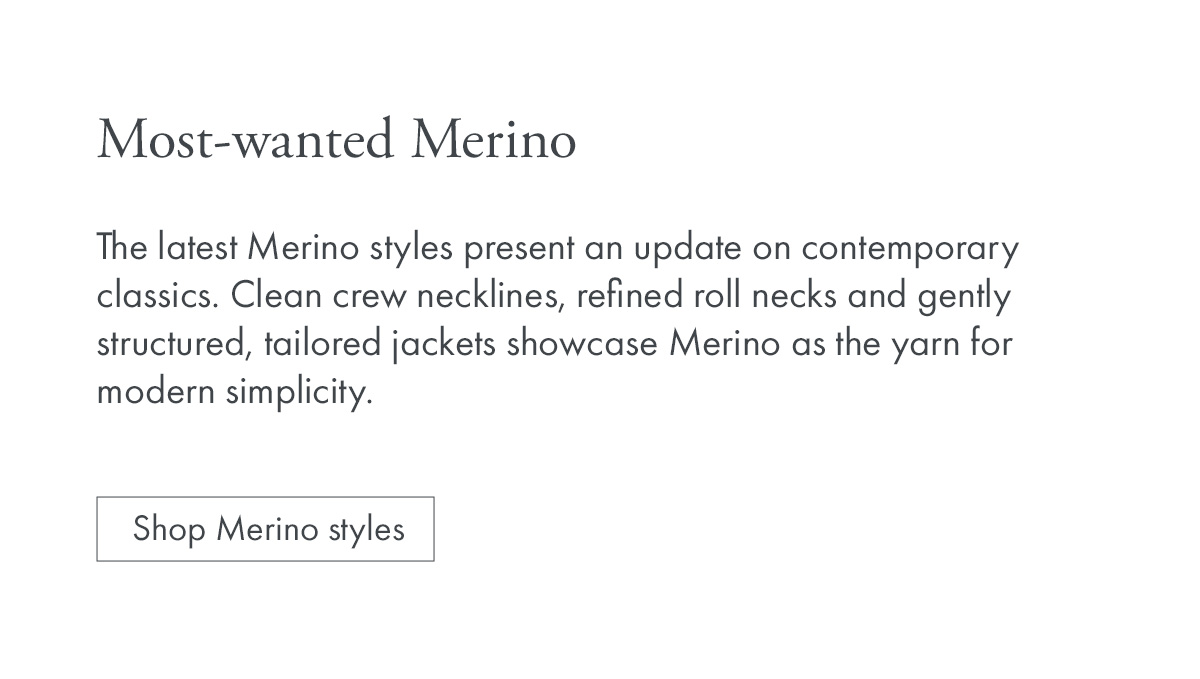 Most-wanted Merino