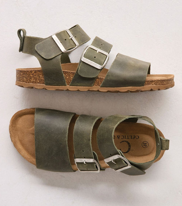 Triple Strap Sandals