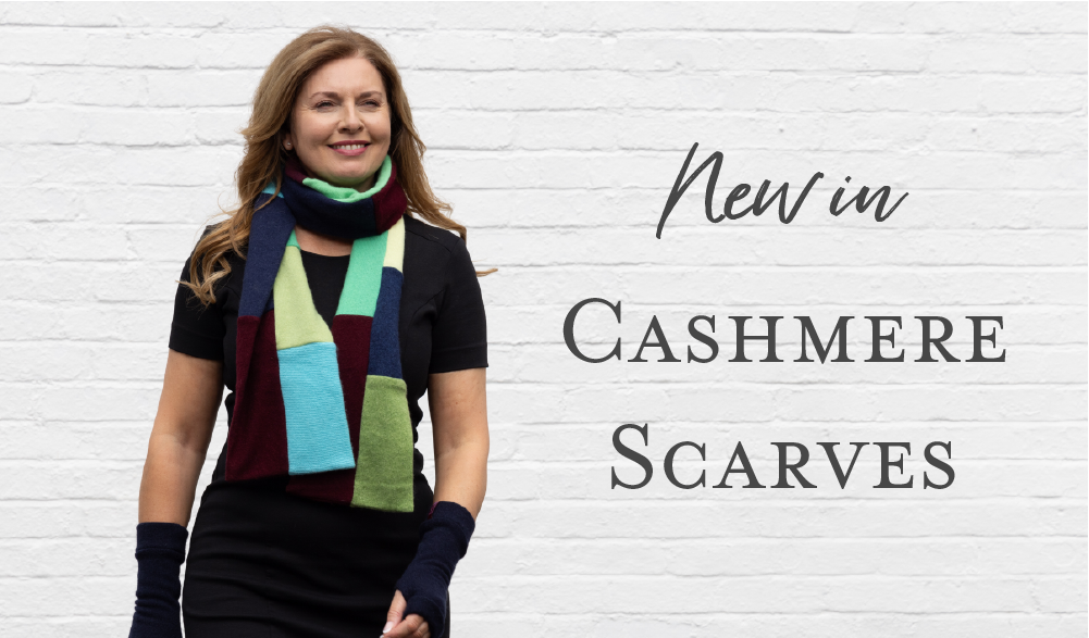 New in Cashmere Scarves