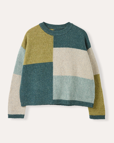 Colourblock Intarsia Jumper