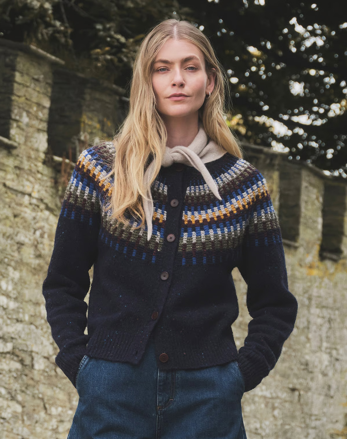 Stitch Yoke Cardigan