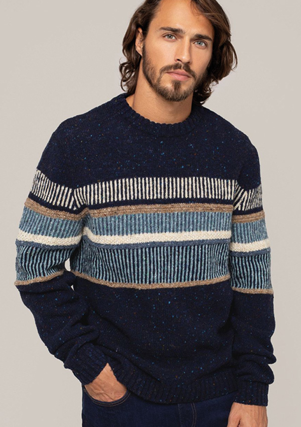 Men's Statement Donegal Jumper
