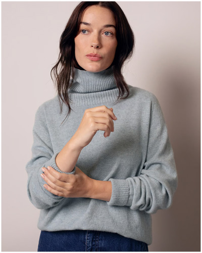 Supersoft Slouch Roll Neck Jumper