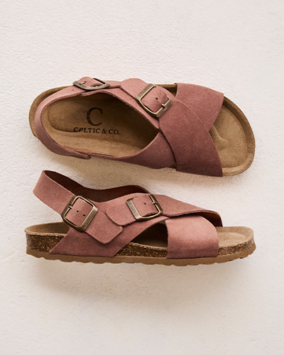 Crossover Buckle Sandals