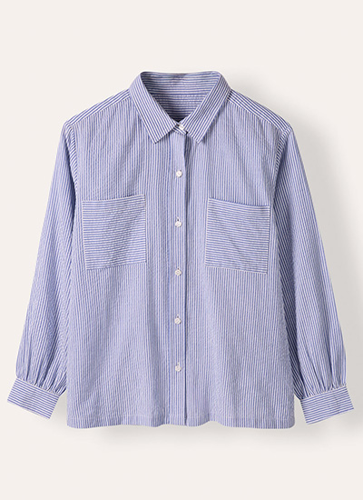 Side Split Shirt (blue)
