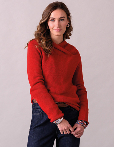 Supersoft Collared Slouch Jumper