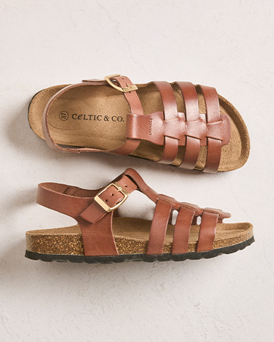 Leather Gladiator Sandals