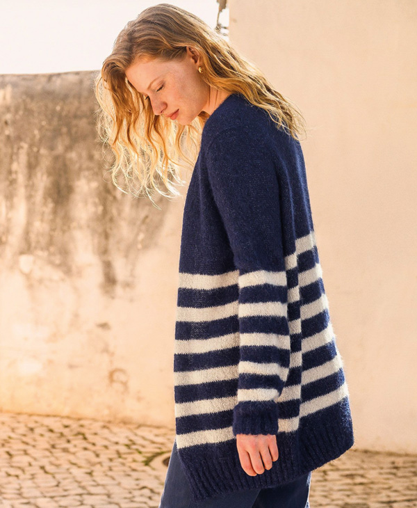 Longline Edge To Edge Cardigan