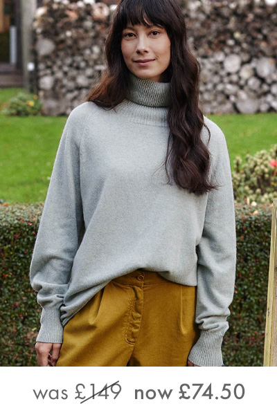 Supersoft Slouch Roll Neck Jumper