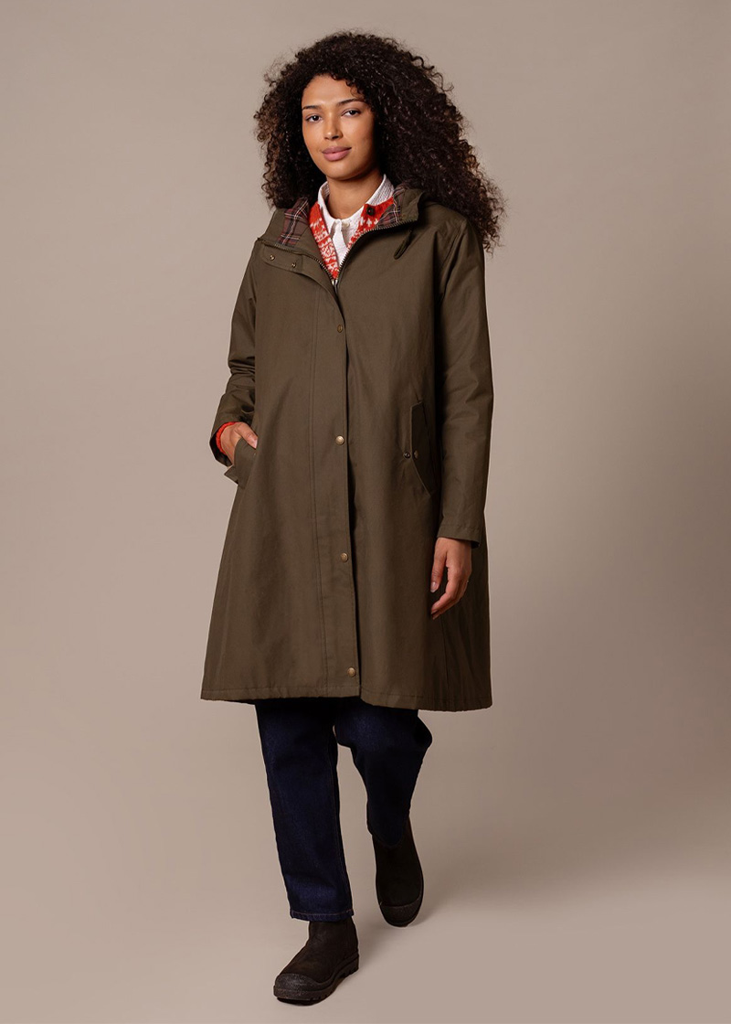Pleat Back Coat