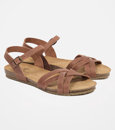 Multistrap Open Toe Flat Sandals