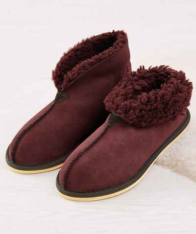 Sheepskin Bootee Slippers