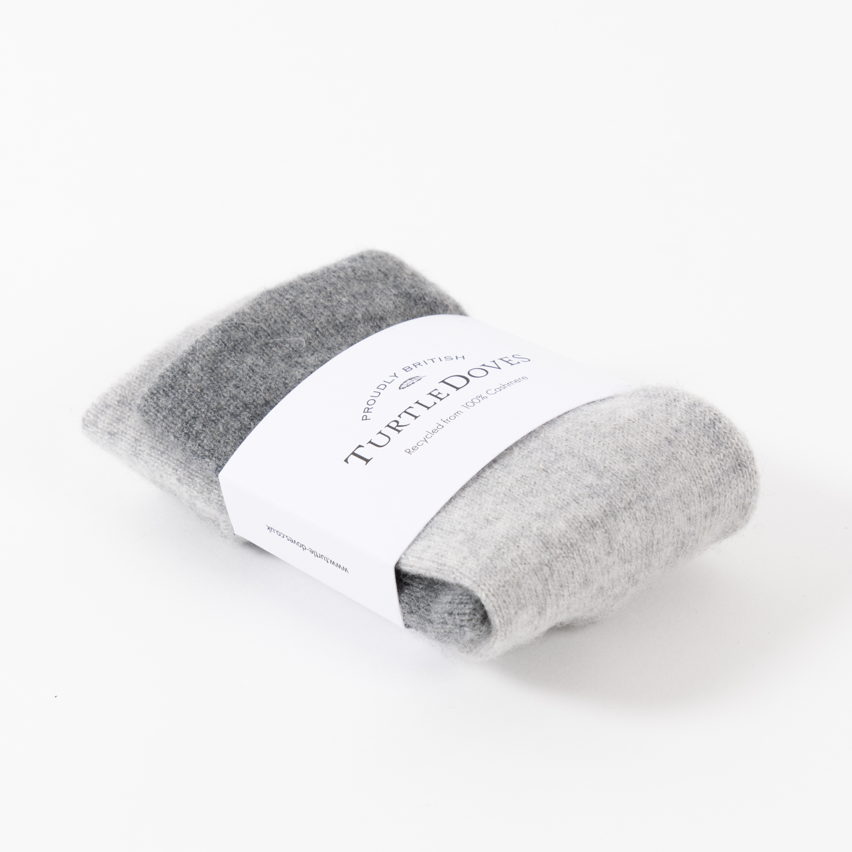 Grey Mix Cashmere Wrist Warmer 