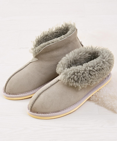 Sheepskin Bootee Slippers