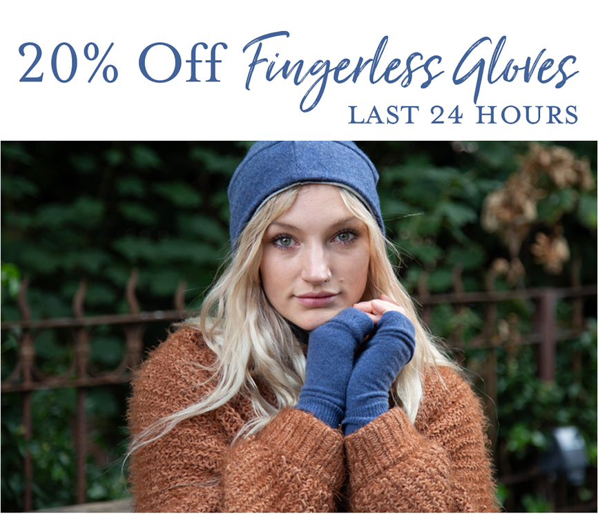 Cashmere Fingerless Gloves