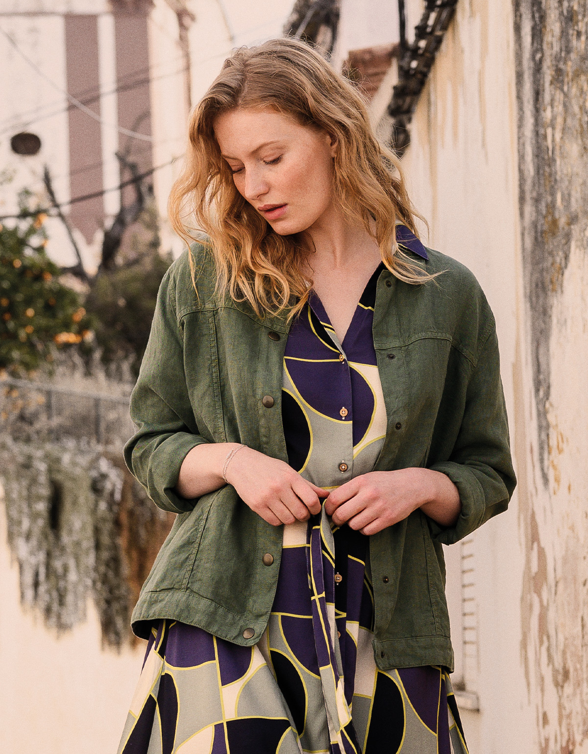 Linen Western Jacket