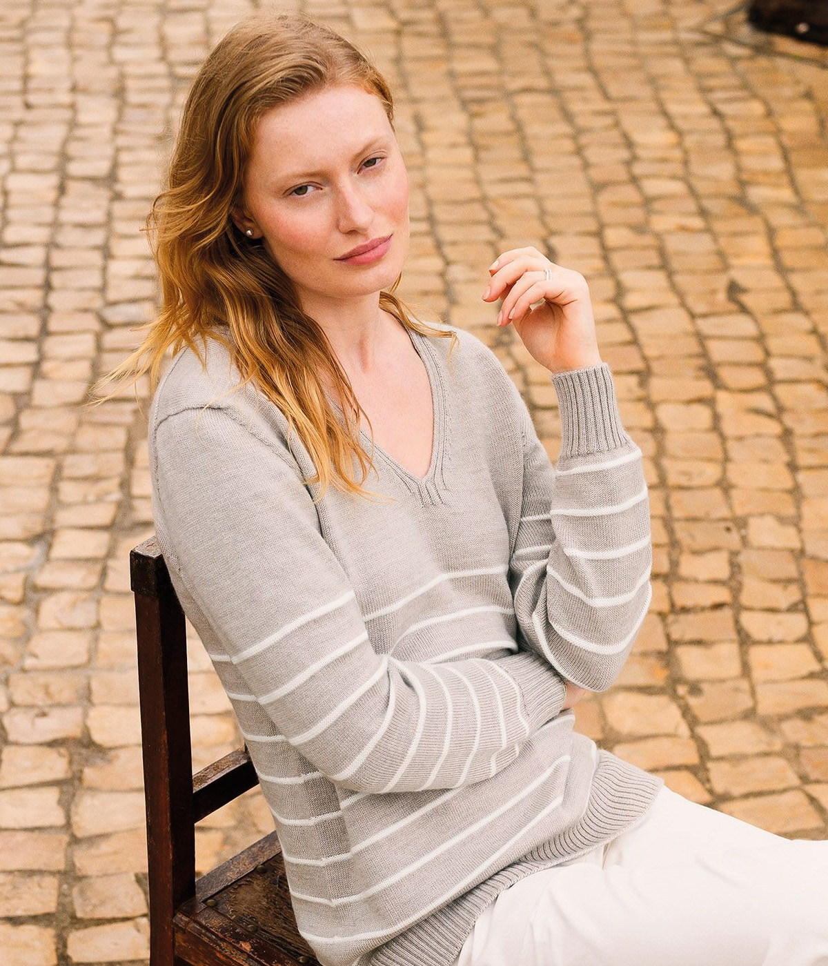Merino V Neck Jumper
