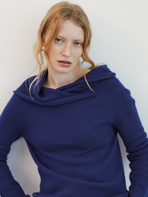 Supersoft Collared Slouch Jumper