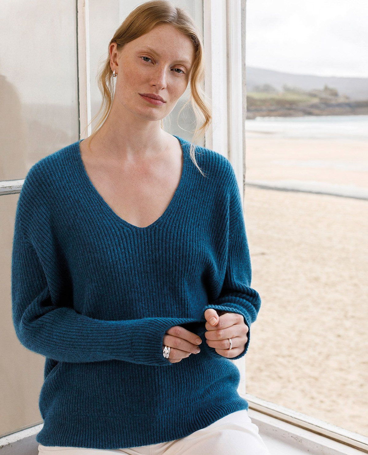 Cocoon V Neck Jumper