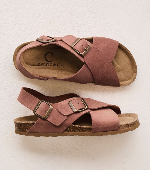 Crossover Buckle Sandals