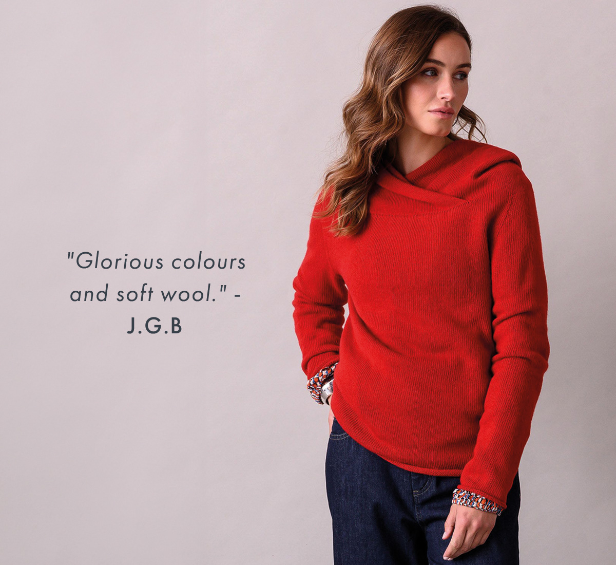 Supersoft Collared Slouch Jumper