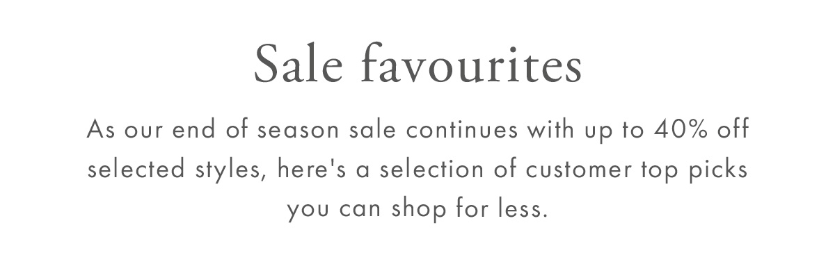 Sale favourites