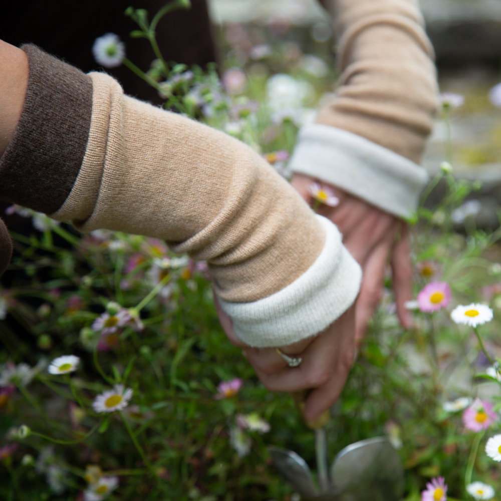 Neutral Mix Wrist Warmers