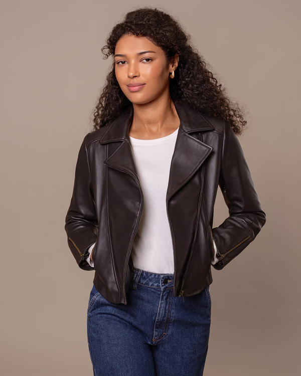 Classic Leather Biker Jacket