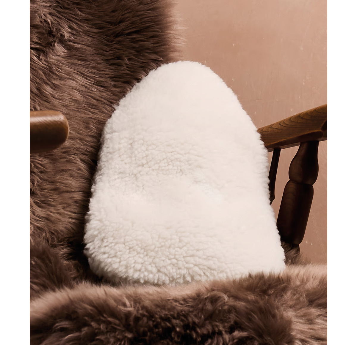 Sheepskin Hot Water Bottle Cover (ivory)