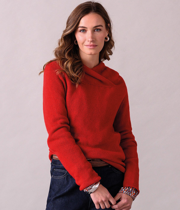 Supersoft Collared Slouch Jumper