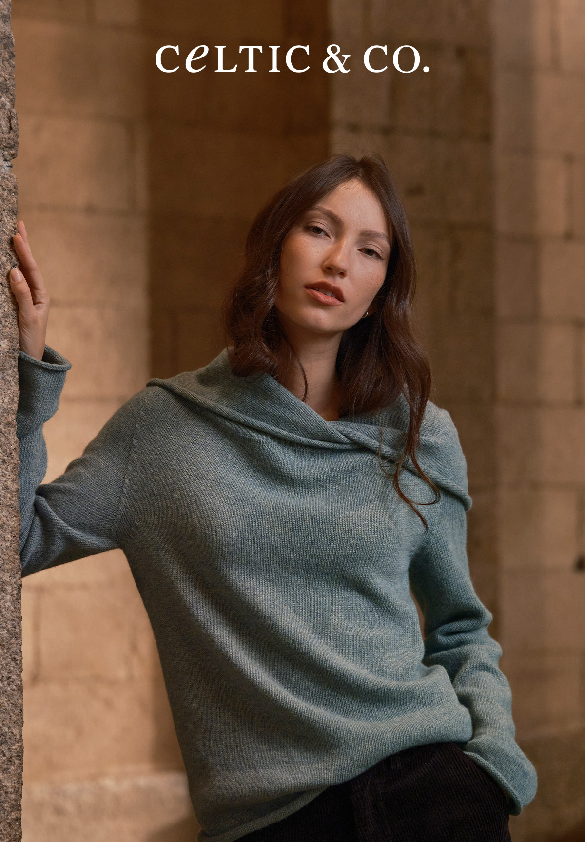 Supersoft Collared Slouch Jumper