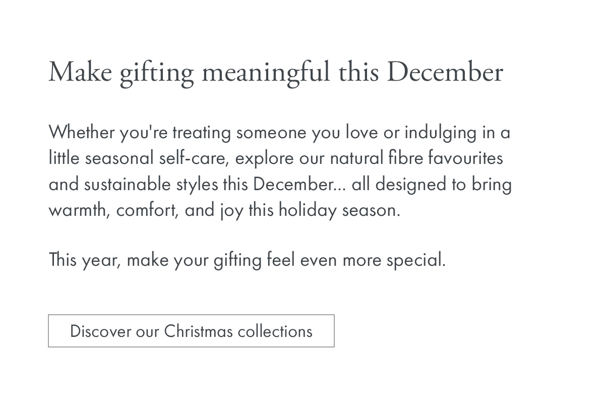 Make gifting meaningful this December