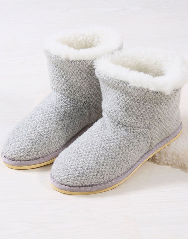 Knitted Shortie Slippers