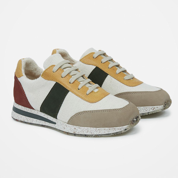 Recycled Lace Up Trainer