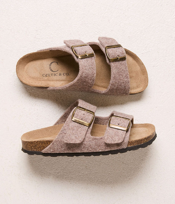 Felt Double Buckle Slide