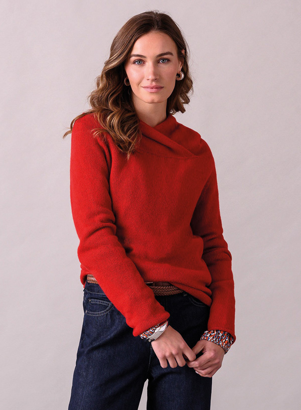 Supersoft Collared Slouch Jumper