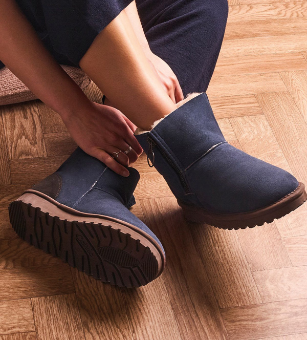 Aviator Sheepskin Shortie Boots