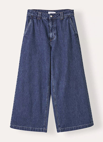 Wide Leg Cropped Jeans