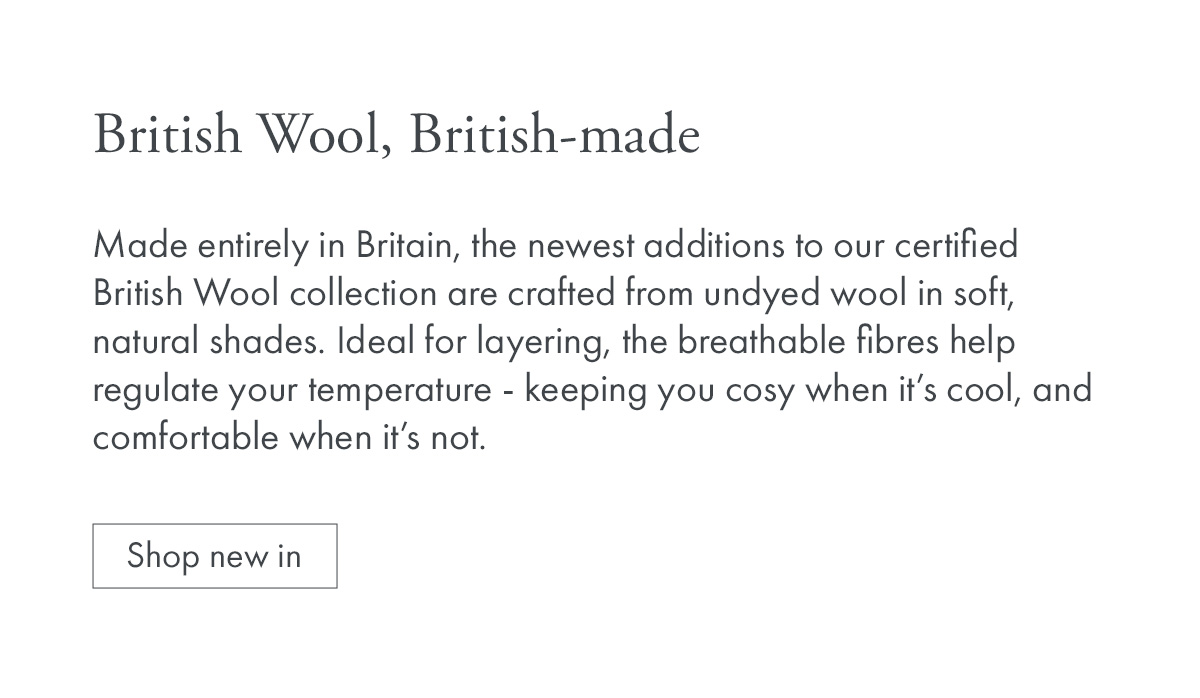 British Wool, British-made