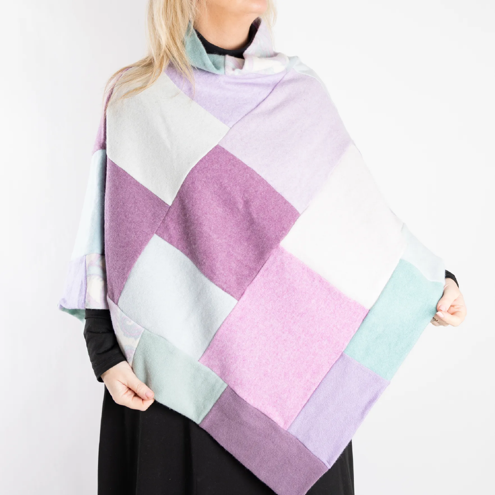 Paisley Pastels Poncho