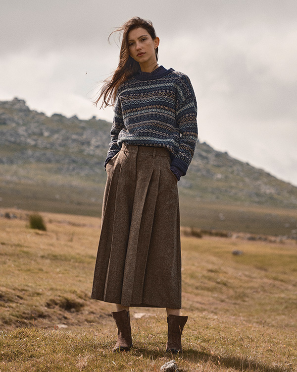 Pleat Detail Culottes