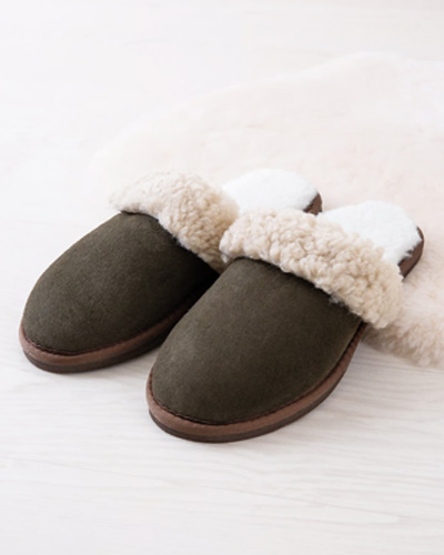Sheepskin Turnback Mules (Moorland)
