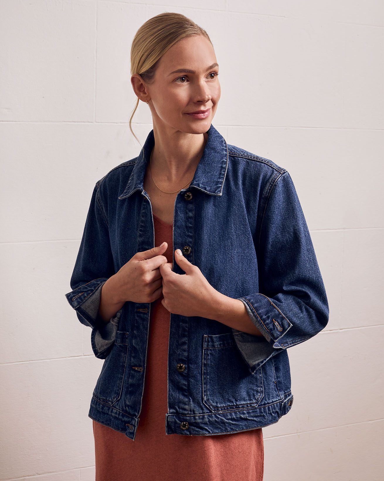 Patch Pocket Denim Jacket