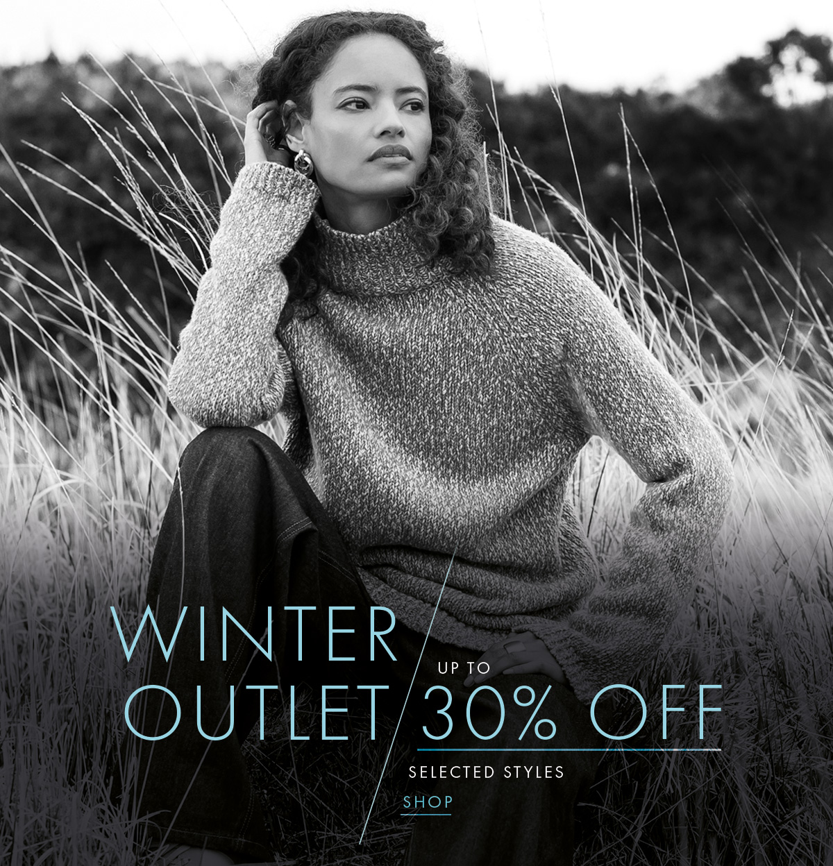 WINTER OUTLET. Up to 30% off selected lines			